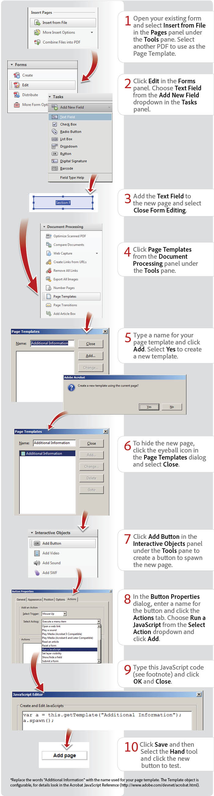 How to create fillable PDF, form creator, PDF form - Adobe Acrobat