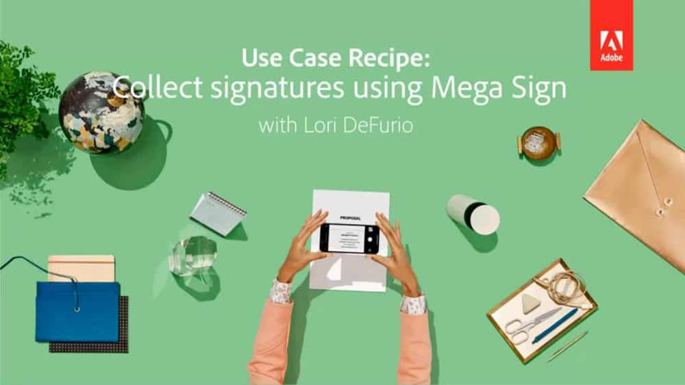Collect signatures using Mega Sign