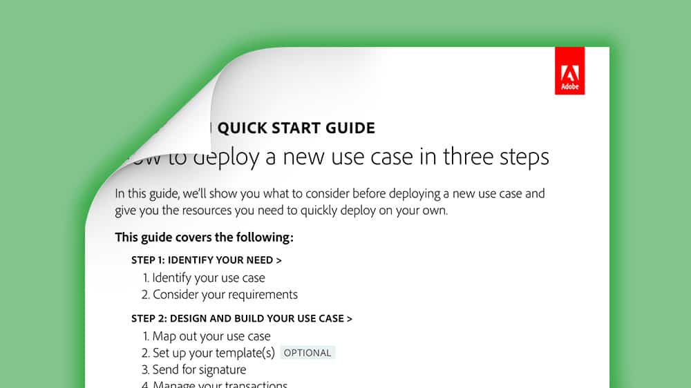 Use Case Quick Start Guide