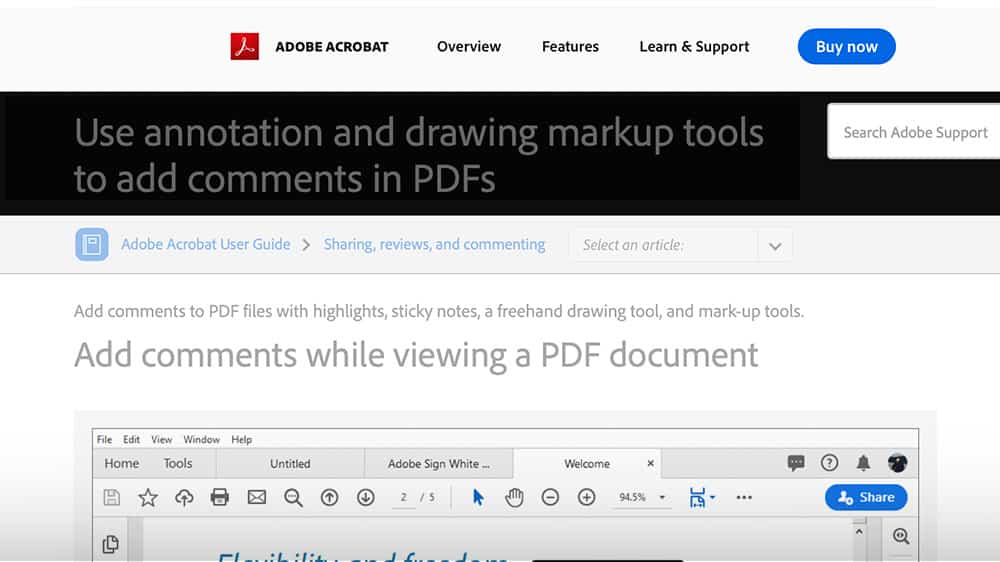 online pdf markup tool
